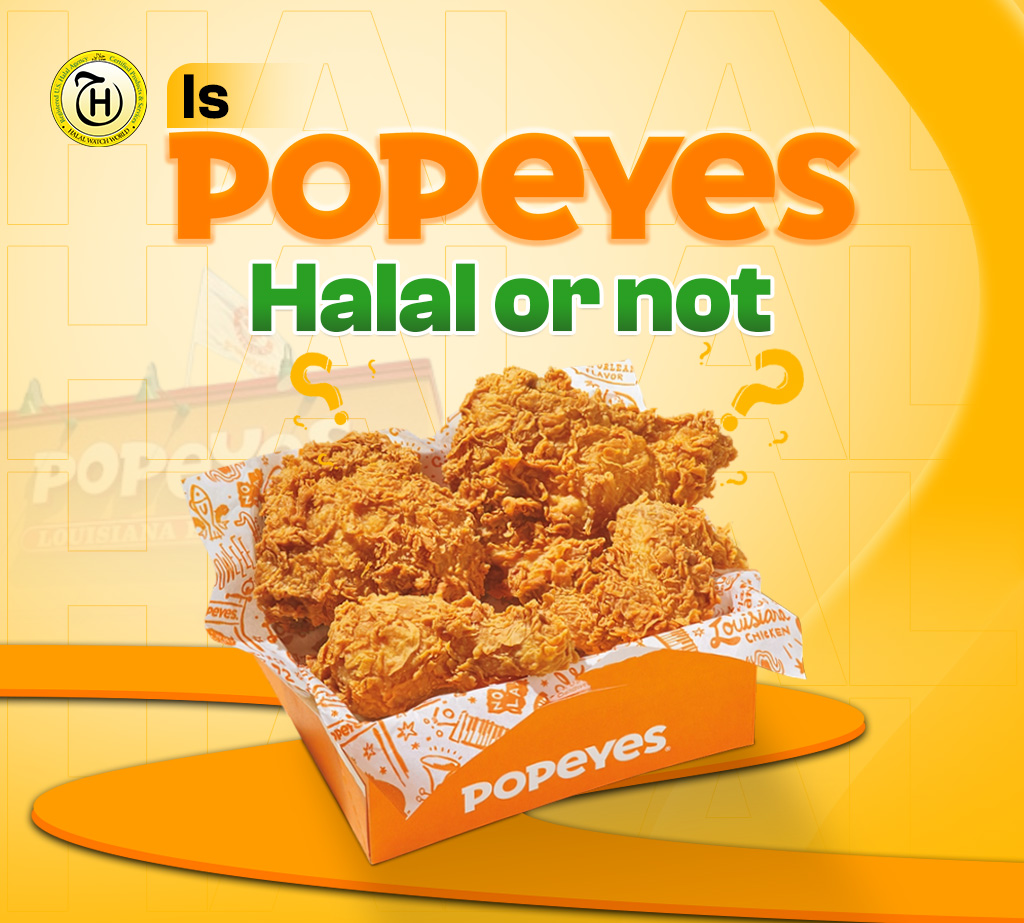 is popeyes chicken halal or not