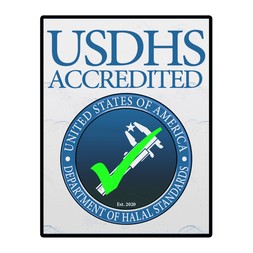 United States Department of Halal Standards (USDHS) logo, Halal Watch accreditation
